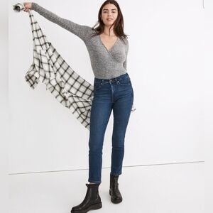 ❤️ MADEWELL CURVY STOVEPIPE JEANS, 6 (28)